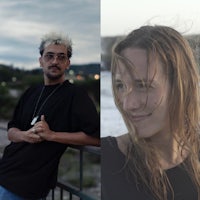 a man and a woman standing next to each other