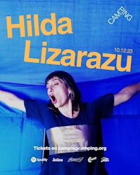 a poster for hilda lizarazuu